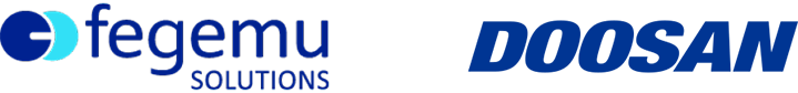 Logos Doosan y Fegemu